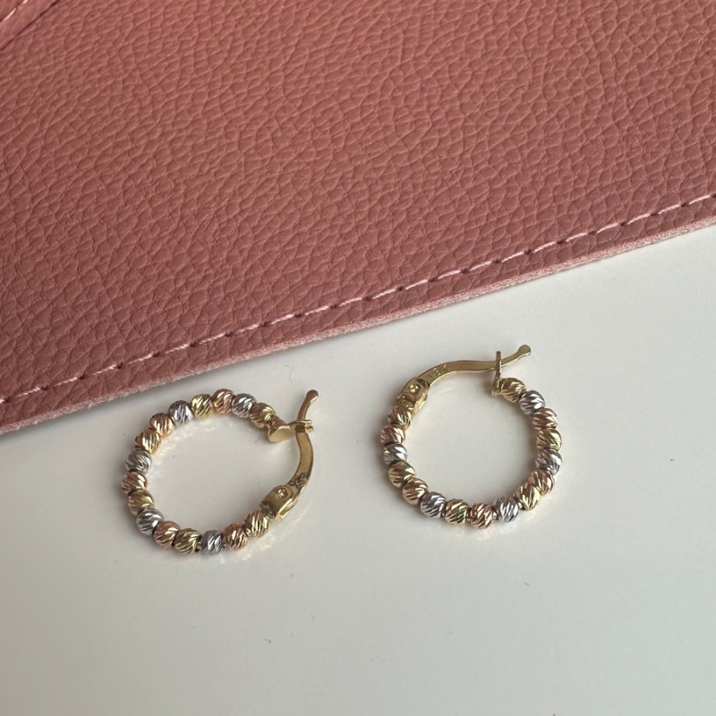   Multi-Color Hoop Earrings