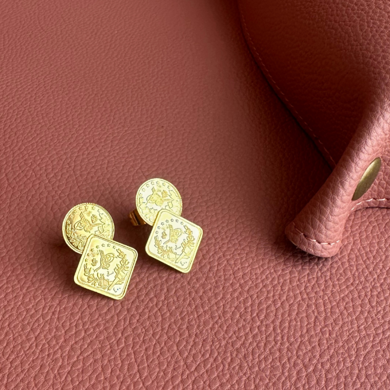   Two Quarter Girl Size Lira Earrings